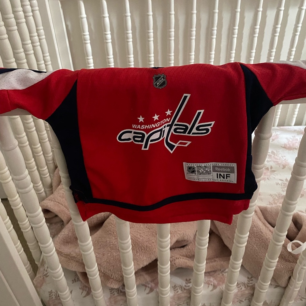 Reebok Kids Washington Capitals Red and Black Jersey
